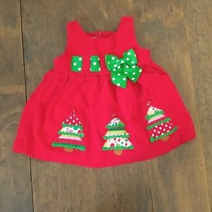 Bonnie Baby red winter dress